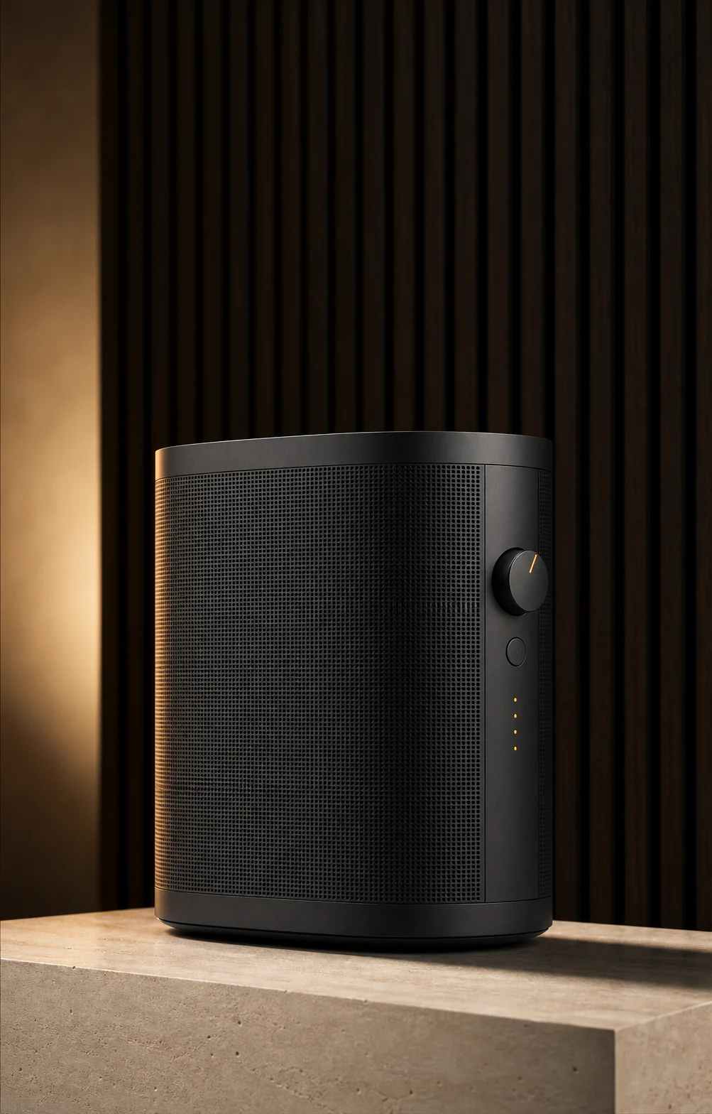 Quietline premium consumer audio key visual, an independent Rivenhall brand study.